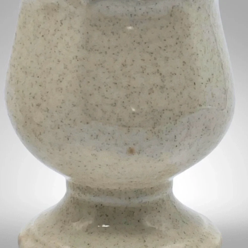 Vintage Mikasa Garden Club Salt & Pepper Shaker Set Speckled Beige Stoneware